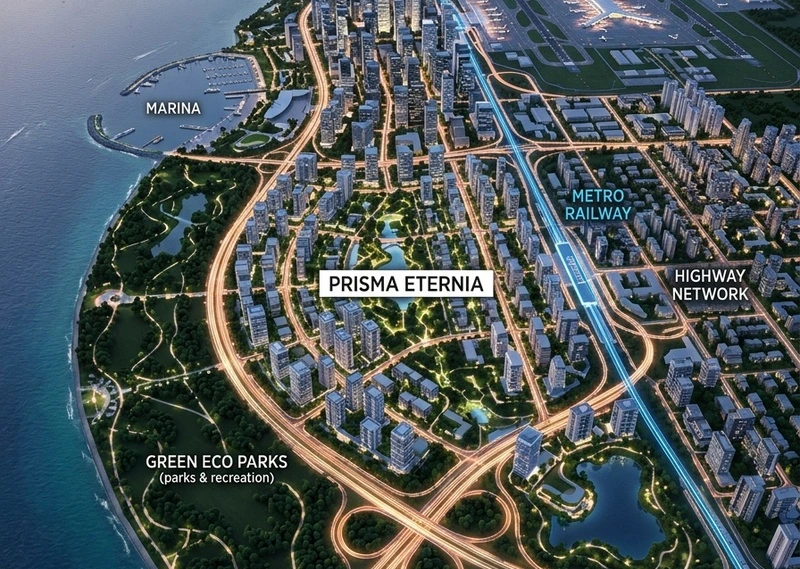Prisma Eternia Strategic Location & Infrastructure Advantage